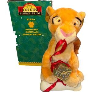 Boxed 1990s Disney The Lion King Simba's Pride Kiara Animated Christmas Plush